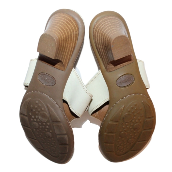 Women's Slip-On Heeled Flip-Flops - Picture 8 of 16
